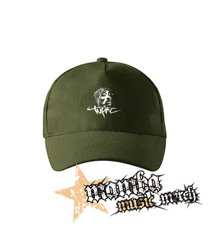 2 PAC - Portrait & Name - zelená šiltovka "military green"