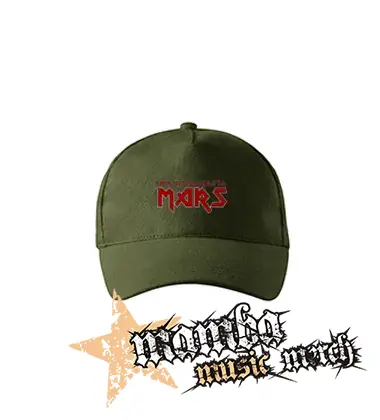 30 SECONDS TO MARS - Iron Maiden Logo - zelená šiltovka "military green"