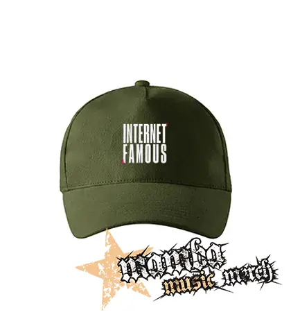 6arelyhuman - Internet Famous - zelená šiltovka "military green"