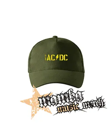 ACDC - Power Up Logo Big - zelená šiltovka "military green"