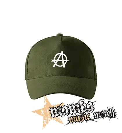 ANARCHY - Znak 2 - zelená šiltovka "military green"
