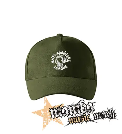 ANTI-NOWHERE LEAGUE - Logo - zelená šiltovka "military green"
