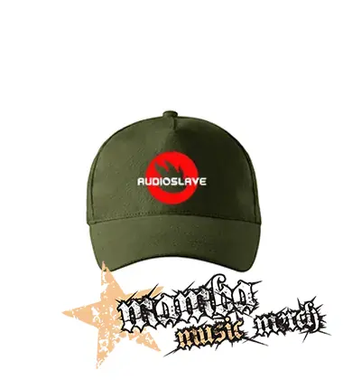 AUDIOSLAVE - Crest - zelená šiltovka "military green"