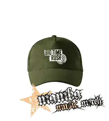BIG TIME RUSH - zelená šiltovka "military green"