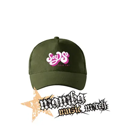 DOJA CAT - Say So - zelená šiltovka "military green"