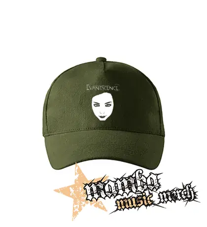 EVANESCENCE - Amy Lee - zelená šiltovka "military green"