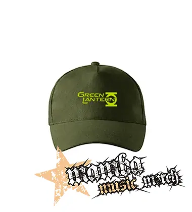 GREEN LANTERN - Logo - zelená šiltovka "military green"