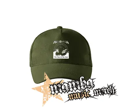 HELLOWEEN - Time Of The Oath - zelená šiltovka "military green"