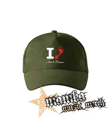 CHUCK NORRIS - I Love Chuck Norris - zelená šiltovka "military green"