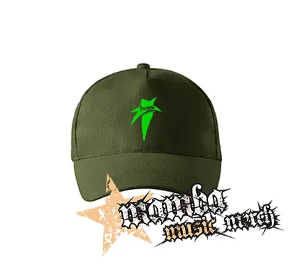 I SEE STAR - Green Star - zelená šiltovka "military green"