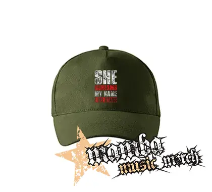 I SEE STARS - She Screams My Name - zelená šiltovka "military green"