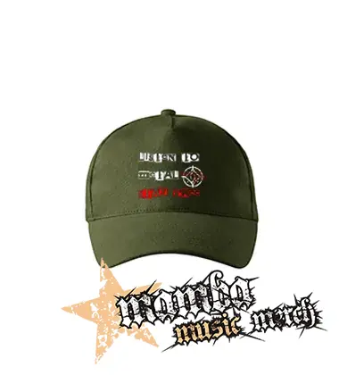 LUNATIC GODS - Listen To Metal Stay Free Motive 5 - zelená šiltovka "military green"