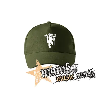 MANCHESTER UNITED - Devil - zelená šiltovka "military green"