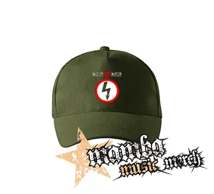 MARILYN MANSON - The Cult - zelená šiltovka "military green"