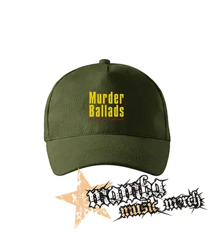NICK CAVE - Murder Ballads - zelená šiltovka "military green"