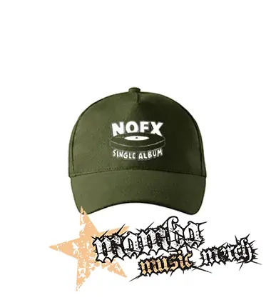 NOFX - Single Album - zelená šiltovka "military green"