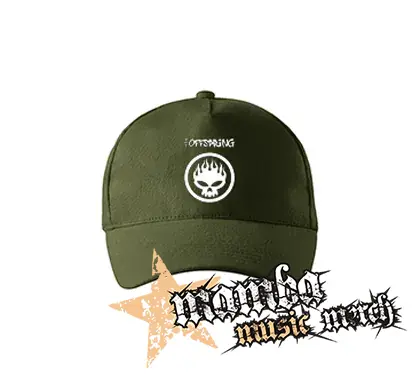 OFFSPRING - Logo - zelená šiltovka "military green"