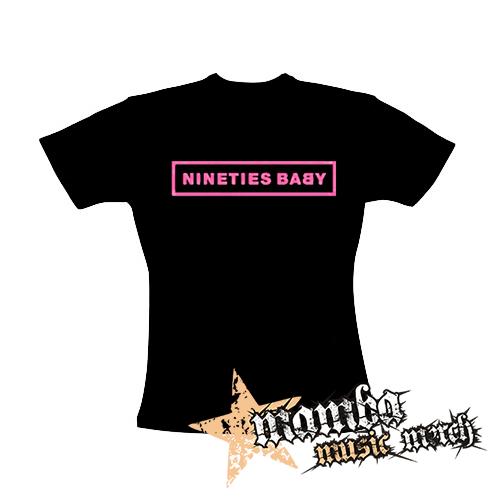 BLACKPINK - Nineties Baby - čierne dámske tričko