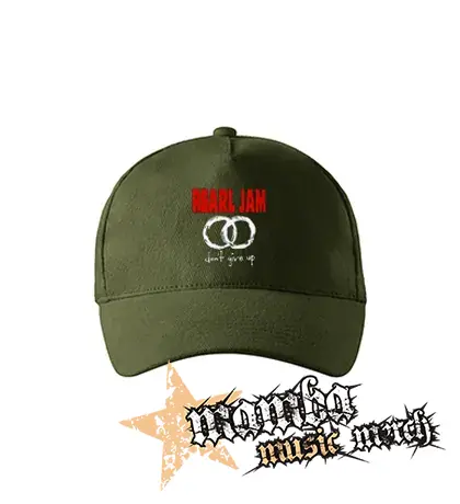 PEARL JAM - Don´t Give Up - zelená šiltovka "military green"