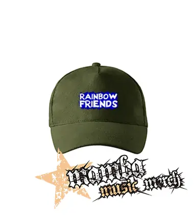 RAINBOW FRIENDS - zelená šiltovka "military green"
