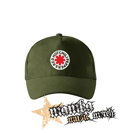 RED HOT CHILI PEPPERS - Asterix - zelená šiltovka "military green"