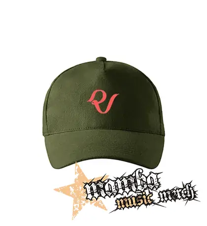 RED VELVET - Original Logo - zelená šiltovka "military green"