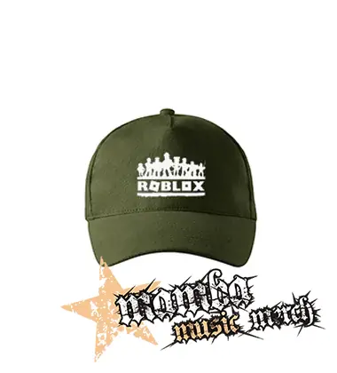 ROBLOX - Logo Skins - zelená šiltovka "military green"