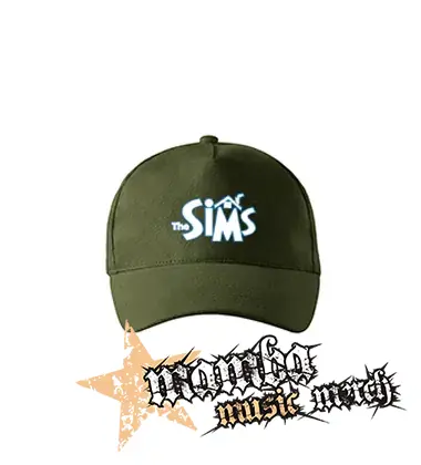 THE SIMS - Logo - zelená šiltovka "military green"