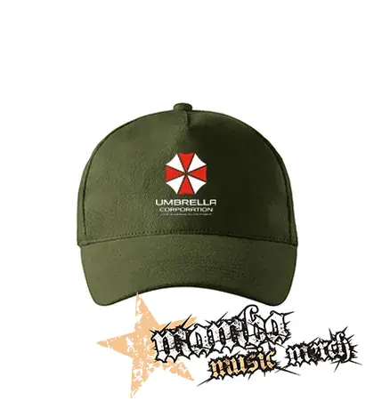 UMBRELLA CORPORATION - Our Business Is Life Itself - zelená šiltovka "military green"