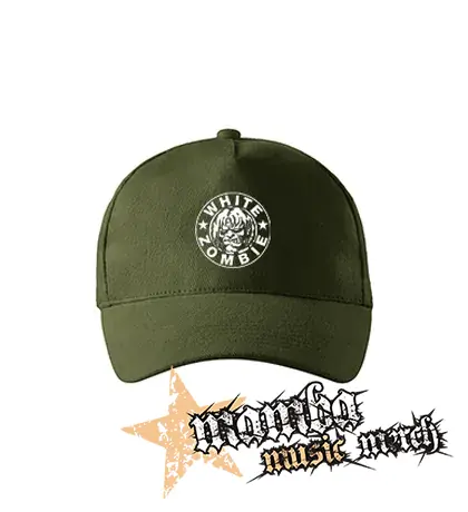WHITE ZOMBIE - zelená šiltovka "military green"