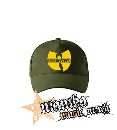 WU TANG CLAN - Yellow Logo - zelená šiltovka "military green"
