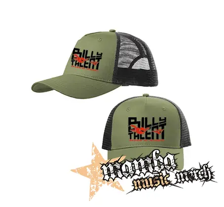 BILLY TALENT - Afraid Of Height Base Jumping 2016 - olivovočierna sieťkovaná šiltovka model "Trucker Cap"