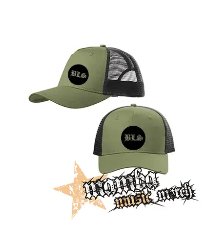 BLACK LABEL SOCIETY - Crest - olivovočierna sieťkovaná šiltovka model "Trucker Cap"