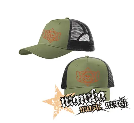 BRAWL STARS - Neon - olivovočierna sieťkovaná šiltovka model "Trucker Cap"