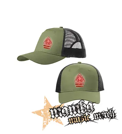FIVE NIGHTS AT FREDDYS - Security Breach - olivovočierna sieťkovaná šiltovka model "Trucker Cap"