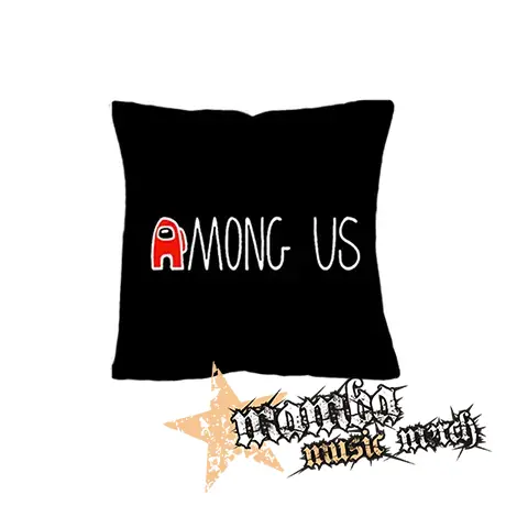 AMONG US - Red White Logo - vankúš