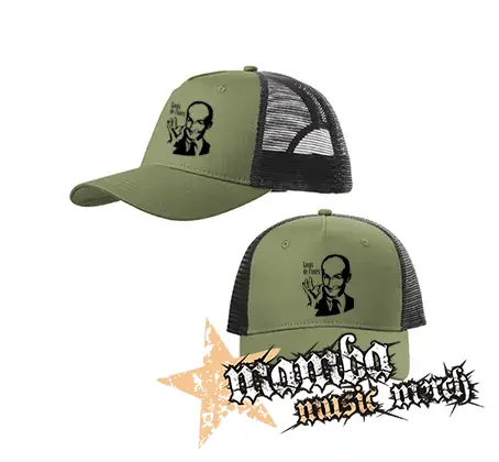 LOUIS DE FUNÉS - Portrait - olivovočierna sieťkovaná šiltovka model "Trucker Cap"