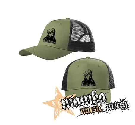 SANDOKAN - The Tiger Of Malaysia - olivovočierna sieťkovaná šiltovka model "Trucker Cap"