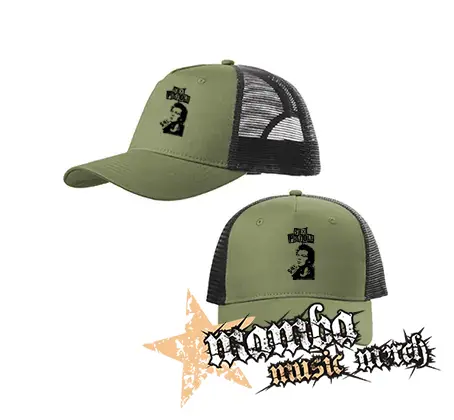 SEX PISTOLS - Sid Vicious - olivovočierna sieťkovaná šiltovka model "Trucker Cap"