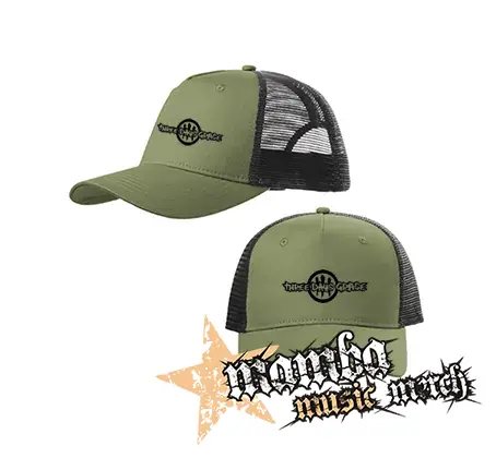 THREE DAYS GRACE - Logo - olivovočierna sieťkovaná šiltovka model "Trucker Cap"