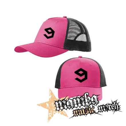 9GAG - ružovočierna sieťkovaná šiltovka model "Trucker Cap"