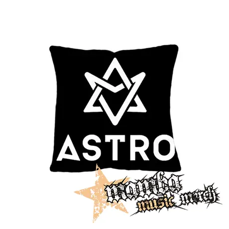 ASTRO - Logo NA ČIERNE - vankúš