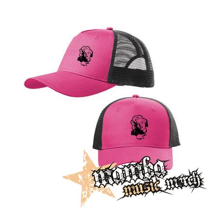 MARILYN MONROE - Portrait - ružovočierna sieťkovaná šiltovka model "Trucker Cap"