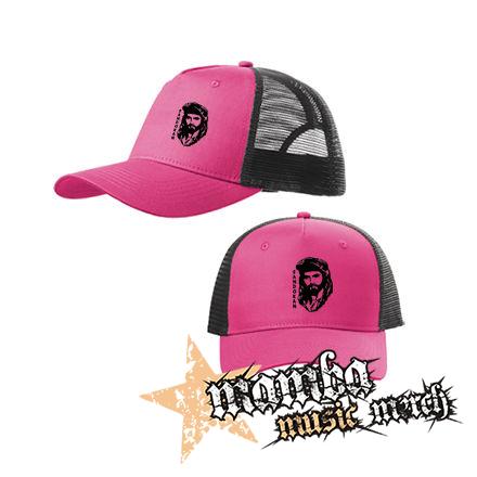 SANDOKAN - ružovočierna sieťkovaná šiltovka model "Trucker Cap"