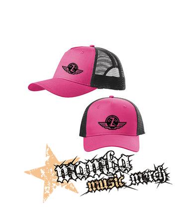 ZETOR - Znak Zetor - ružovočierna sieťkovaná šiltovka model "Trucker Cap"