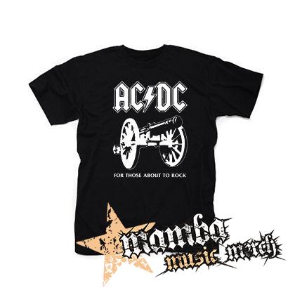 ACDC - For Those About To Rock - čierne pánske tričko