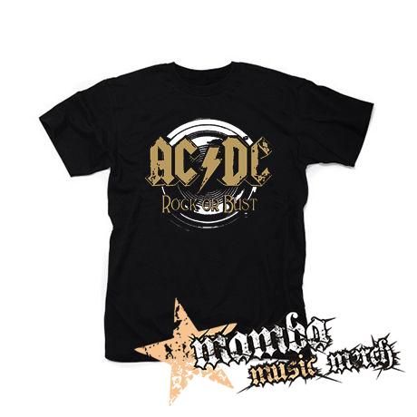 ACDC - Gold Rock Or Bust - čierne pánske tričko