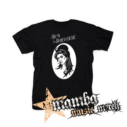 AMY WINEHOUSE - Portrait - čierne pánske tričko