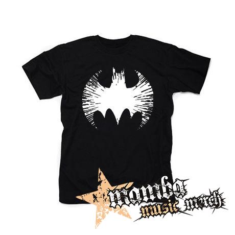 BATMAN - Cracked Emblem - čierne pánske tričko