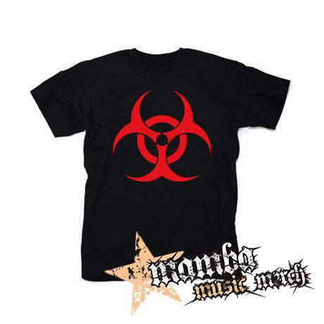 BIOHAZARD - Red Sign - čierne pánske tričko
